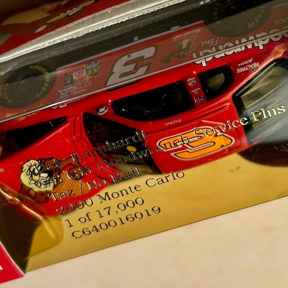 Action Dale Earnhardt #3 Taz No Bull 2000 Monte Carlo 1:64 Red Diecast Car